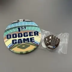 ドジャース ANA ピンバッジ 缶バッジ 非売品 ドジャースタジアム