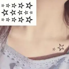 タトゥーシール 星 G
