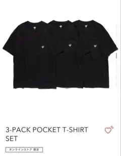 HUMANMADE 3-PACK POCKET T-SHIRT 2枚セット　L
