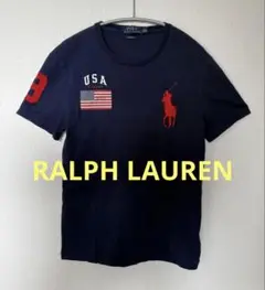 RALPH LAUREN Tシャツ ネイビー【美品】Sサイズ