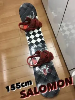 スノーボード板 ビンディング付き サロモン