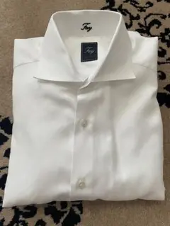 Fay Travel Shirt ホワイト 100%コットンシャツ