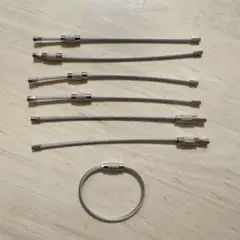 ワイヤーキーホルダー 7本セット
