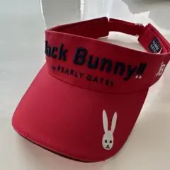 Pearly Gates Jack Bunny!! バイザー レッド