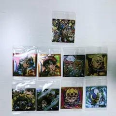 送料込/JOJO ジョジョの奇妙な冒険 ウエハース 第5部 シール 9枚 SR有