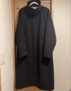ENDER PRODUCTS ロングステンカラーコート チャコールグレー