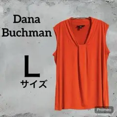 Dana Buchman オレンジ ノースリーブ L