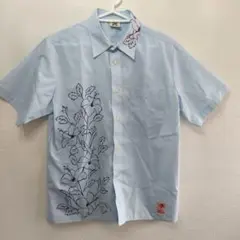 ✨美品 ナンテン 高級 かりゆし ウェア XL半袖 シャツ ノーアイロン 速乾 ✨美品 ナンテン 高級 かりゆし ウェア XL半袖 シャツ ノー