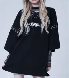 レフレム リングピアス付きハーフスリーブカットソー 値下げ対応