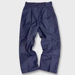 00s French Navy Denim Work Trousers