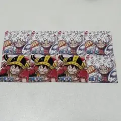 ナツコミツインステッカー　ワンピース　ルフィー