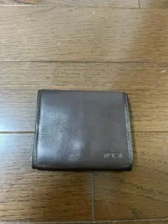 TUMI コインケース　小銭入れ　ブラウン　レザー　中古品