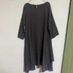 アシンメトリ⭐︎グレージュチュニック