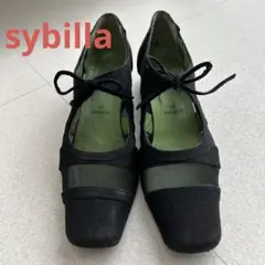 シビラsybilla コットンオーガンジーパンプス