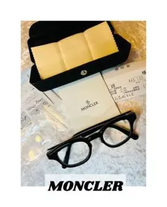 MONCLER モンクレール ブラックフレーム メガネ 伊達メガネ サングラス