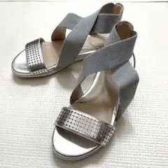 コールハーン COLE HAAN　サンダル オープントゥ　シルバー