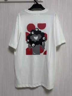 【ほぼ新品】ミャクミャク 万博公式Tシャツ 半袖　バックプリント　男女兼用　白