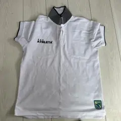 ATHLETA ストライプ襟 ホワイトウェア