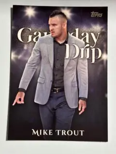 Mike Trout Gameday Dripカード