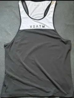 VEATM タンクトップ L 黒/白
