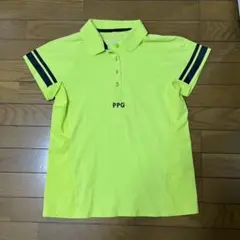パーリーゲイツ PEARY GATES PGG ポロシャツ カットソー 蛍光