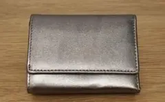 ベッカー社 極小財布 ボックス型 メタリック ピューター