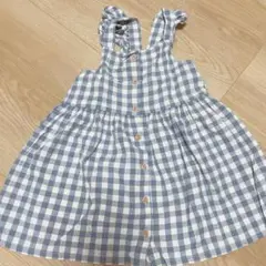 H&M ギンガムチェックワンピース