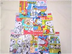 スヌーピー　ピーナッツ　ミニタオル12枚組**C**ハンカチ 在庫少