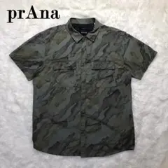 prAna Sutherlin Camo 半袖シャツ 迷彩柄 ベンチレーション