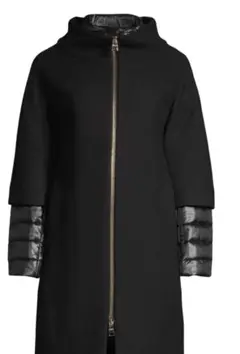 【HERNO】国内正規品 ウールu0026ナイロン異素材コート
