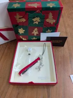 MIKIMOTO/ミキモト クマ ストラップ クリスマスBOX 希少