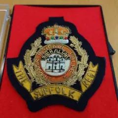 THE SUFFOLK REGT 刺繍パッチ