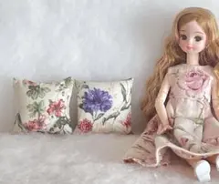 ミニチュア クッション 小2個 ★花柄★ No.46