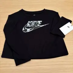 【新品】ナイキ NIKE キッズ 長袖Tシャツ 黒
