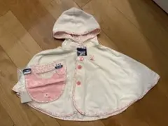新品‼️ミキハウス フード付きポンチョとスタイセット