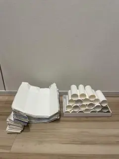 トイレットペーパー芯と牛乳パックセット