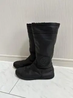 CHANEL レザームートンブーツ♡値下げ交渉OK