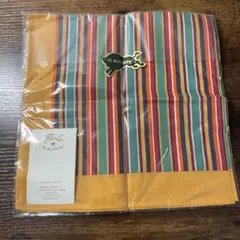 新品 IL BISONTE ストライプハンカチ