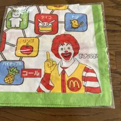 マクドナルド ドナルド・マクドナルド ハンカチ☆新品未開封