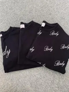 Rady 黒 トレーナー 3枚セット