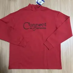 新品　ナノユニバース　長袖シャツ　ゴルフウェア　M　赤　レッド　定価12100円