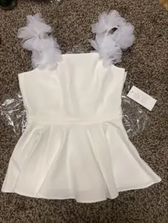 ミストレアス3D-Flower Strap Peplum Tunic