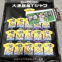 阪神タイガース 伊藤将司 大漁旗風 Tシャツ 選手フォトタオル ステッカー