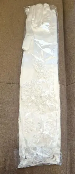 ホワイトレース ウェディンググローブ