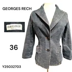 ★美品★ GEORGES RECH ジャケット 36 ウエストライン　長袖