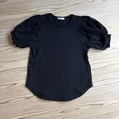 FREAK'S STORE ブラック半袖Tシャツ M パフスリーブ