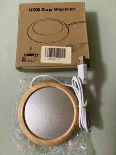 ③新品★USB Cup warmer ライトウッド