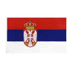 セルビア 国旗 フラッグ 応援 150cm flag サッカー 旗 インテリア