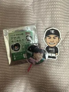 田中和基岡島豪郎ステッカーキーホルダー