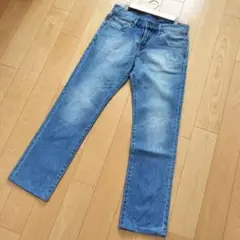 ✨ユニクロ✨UNIQLOボーイフレンドフィット ストレートジーンズ ミドルライズ